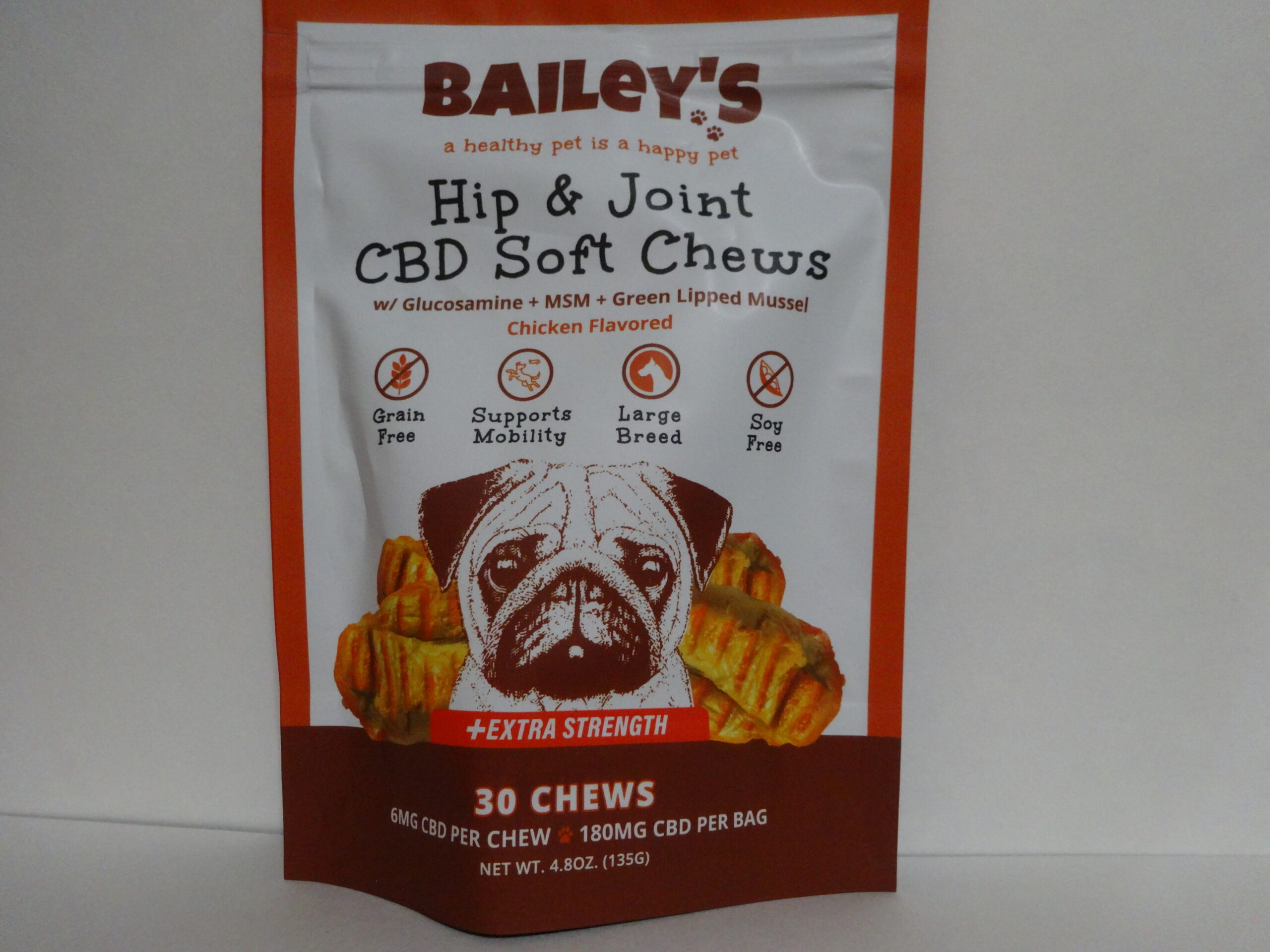 Bailey's Hip & Joint CBD Dog Treats (Extra Strength)