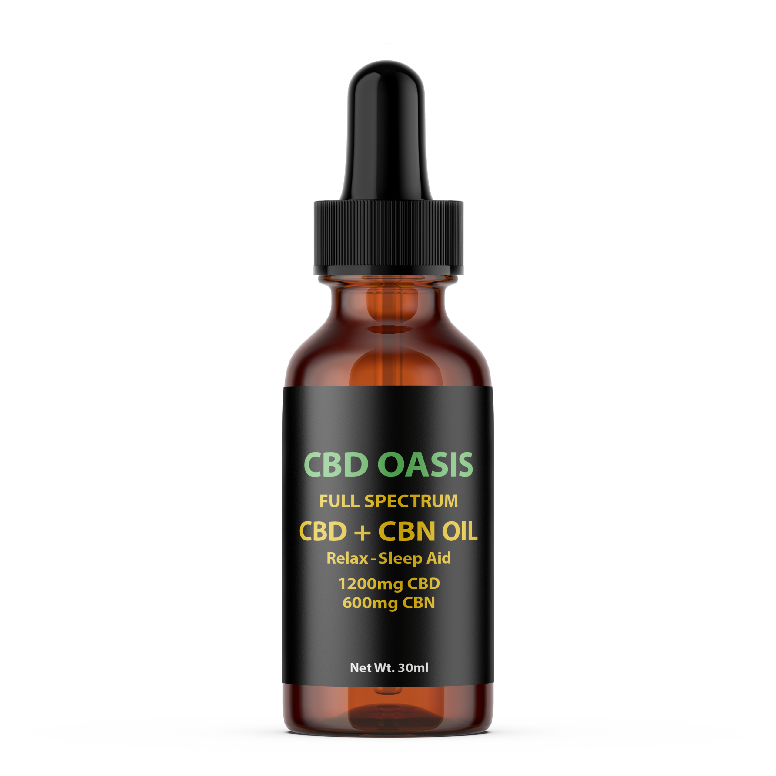CBD + CBN Oil Combo (Relax/Sleep Aid)