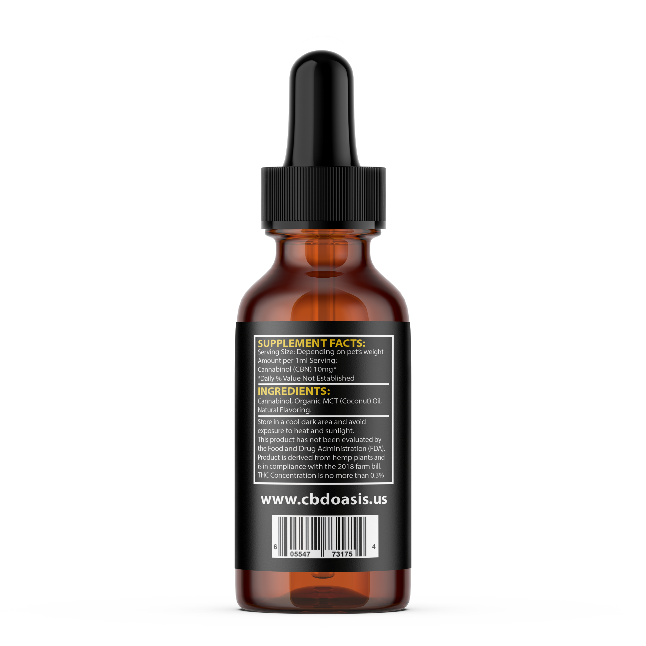 Goldie's Pet CBN Oil (Calming Aid) 300mg - Image 3